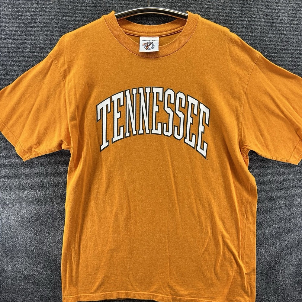 Vintage University Of Tennessee Orange Shirt Size XL Made In USA Private Stock